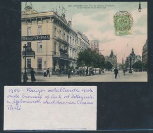 Keyserlei with Cinema Pathé, beautiful view (1 item)