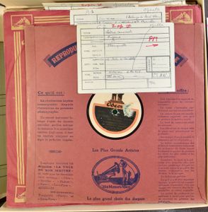 78 GRAMOPHONE RECORDS: Mostly operettas (+/-20 items)