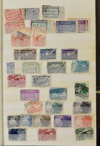 Railway collection, Luithagen, 366 stamps + 108 documents/fragments, nice item, vf/f