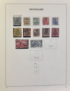 1875/1945 Startsammlung in Davo-Album, einwandfrei/schön/zu kontrollieren