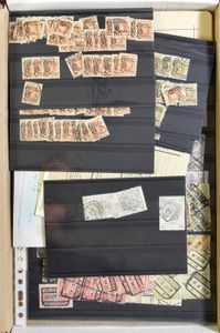 1879/1954 Varied accumulation of various issues, including stamps, colis postal, etc., nice selection, worth viewing, vf/f/to be checked