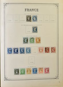 1849/1954 Start collection in old clip band, vf/f/to be checked