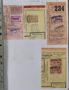 1914/1962 West Flanders, railway collection in binder of +/-700 documents/fragments, West Flanders + Deinze, also stamps, vf/f/to be checked