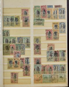 Collection Congo, Ruanda-Urundi and modern material in 2 stockbooks, very many stamps, vf/f/to be checked