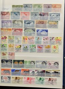 Accumulation of various countries in 5 slip-in albums and 2 Davo albums (Netherlands), including Australia, Turkey, Belgian territories, Egypt, Belgium, vf/f/to be checked