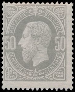 N° 35A „50c. hellgrau”, dezentriert, aber frische Farbe, einwandfrei/schön (OBP €900)