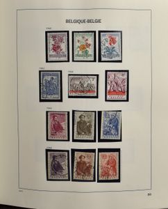 1951/2000 Collection in 2 Davo albums, mainly nominal, vf/f