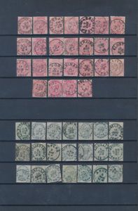 N° 38/41 Accumulation of stamps, fine selection, vf (OBP €1.170)