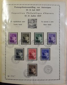 1937/1985 Nice accumulation, mainly older LX sheets, including Astrid, Koekelberg, Orval 1939, war series + some later FDCs, vf/f/to be checked