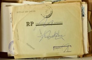 1940/1945, World War II, 30 letters, war pensions, vf/f/to be checked