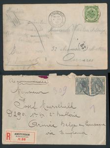 Note of 15 postal items from Josef Maerschalk 