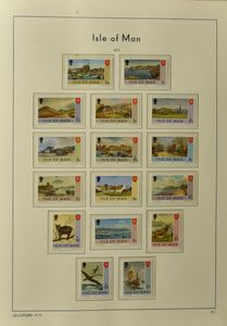 1973/1984 Collection in Leuchtturm album, vf