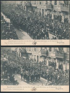 Funeral of Mayor Moorekens 1904 (10 items)