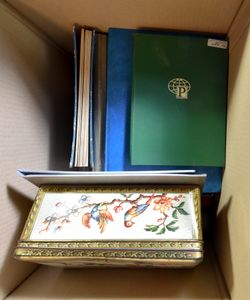 Remnants from various countries and periods in books and folders, vf/f/to be checked