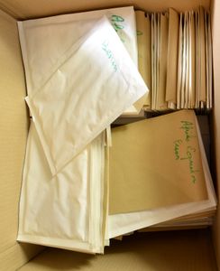 7 boxes sorted into covers, paper-free, all countries