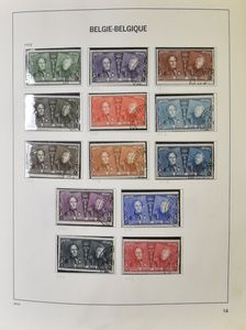 1849/1990 Collection in Davo album and 1 stockbook, including complete sets, including 1° Orval, Infantry, Breendonk, after 1960 duplicates, vf/f/to be checked