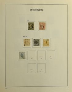 1852/2009 Collection in 3 Davo albums with, among other things, many mint years, vf/f/to be checked