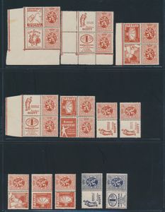 Between PU 5/6 and PU 41/53, accumulation including Scott Croissance, some stamps with slightly discoloured gum, vf/f (OBP €3,904)
