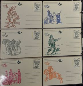 1971/2012 Fairly complete collection in ring binder, vf