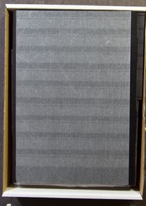 SUPPLIES: Various empty black insert sheets and transparent plastic insert sleeves, very good condition