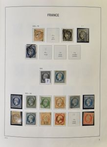 1849/1980 Well-filled collection in 3 Davo albums from n° 1 with some better 1930s, famous men, vf/f/to be checked