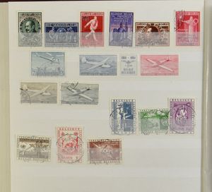 Back of the book **/*/(*)/0 in a broad sense, including SP winged wheel (without certificate or guarantee), memorabilia, private, telegraph, service, LP, TX, ideal for completing or supplementing, in 4 stockbooks, vf/f/to be checked