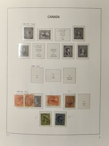 1859/2001 Sammlung in 4 Davo-Alben mit vielen besseren Marken, darunter Zähnung, einwandfrei/schön/zu kontrollieren (hoher Katalogwert)