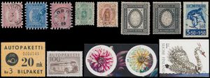 1856/2015 Fairly complete collection in 4 LX Davo albums, mostly **, nice classic, Karelia, Autopaketti, vf/f
