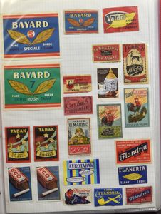 MATCHBRANDS: various countries (classified by country), in 6 binders/covers
