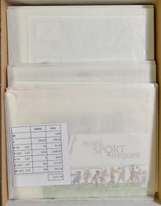 2005/2014 Accumulation with duplicates in envelopes, vf (Postage value: €3,017)