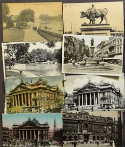 Wallonia and Brussels, all old postal stationery (+/-1500 items)