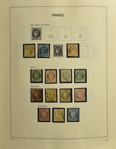 1849/1973 Sub-collection in varied condition in Davo album, vf/f/to be checked