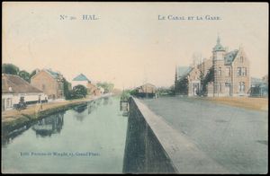 Hall, beautiful map, canal and station (1 item)