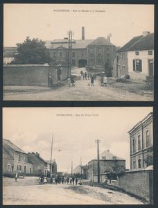 Gourdinne (Walcourt), brewery and Rue du Trieu - L'Abbé (2 items)