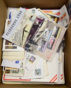 6 große Kartons (BRF/GS/FDC) mit vielfältigem Angebot, darunter viele Niederlande und Gebiete, zu kontrollieren 