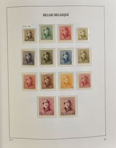 1858/1940 Collection in 2 Davo albums, including complete sets, Helm 