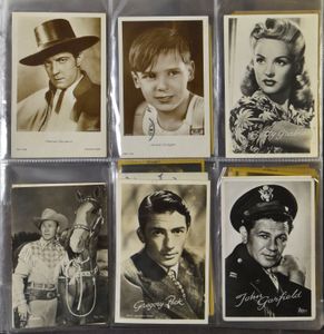Film stars, all older and some signed (+170 items)