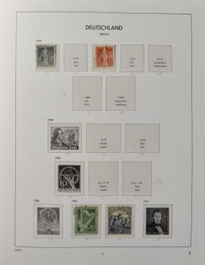 1948/1990 Sammlung im Davo-Album, einwandfrei/schön