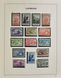 1852/2000 Collection in 2 Schaubek and 1 Davo albums, including 252/57 *, 259/73 *, LP 16/20 ** and BL 3 *, almost complete, vf/f/to be checked (High catalogue value)