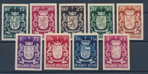 N° 716/24 imperforate, mint condition (OBP €275)