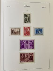 1849/1960 Start collection in Leuchtturm album, vf/f/to be checked