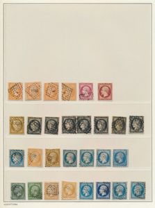 1849/1935 Classic compilation in varied condition, to be checked on cancellations, etc., incl. penalty postage, vf/f/to be checked (High catalogue value)