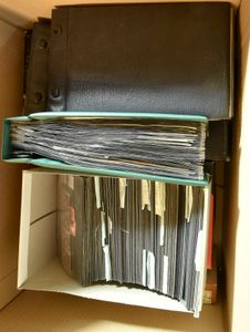 Accumulation of various countries on cards, in letter albums including Germany, France, etc., vf/f/to be checked