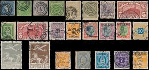 1852/2000 Collection complète et assez complète dans un album Davo, classiques de bonne qualité, LP, journaux, service, TX, Postfaerge, tb/b