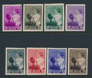 N° 447/54 Imperforate **/*, f (OBP €325)