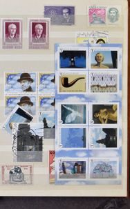 Collection from A-Z in 8 slipbooks, with Belgium nominal, vf/f/to be checked