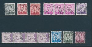 Boudewijn with glasses, various values, central cancellations, more than 1000 stamps, vf
