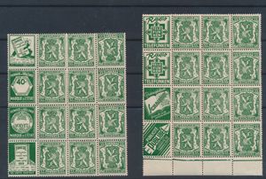 PU c 77, PU c 78, PU c 81 and PU c 94, connected in block, combination A, and PU c 93 (twice), PU c 92 and PU c 90, connected in block, combination A, vf 