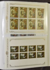 1969/1995 Collection in 2 Davo albums (sheets up to and including 2012), also various small vf sheets, mint