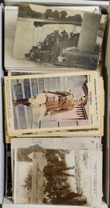 Various, including rarer photo cards of Baudouin in Congo 1955 (165 items)